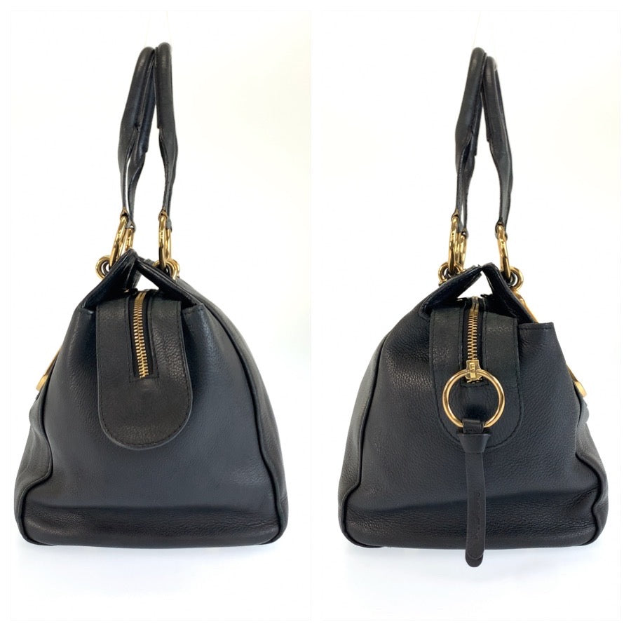 26519
SEE BY CHLOE シーバイクロエ ペイジ ブラック 黒 ゴールド金具 レザー 03-16-84-65 ハンドバッグ レディース AB15