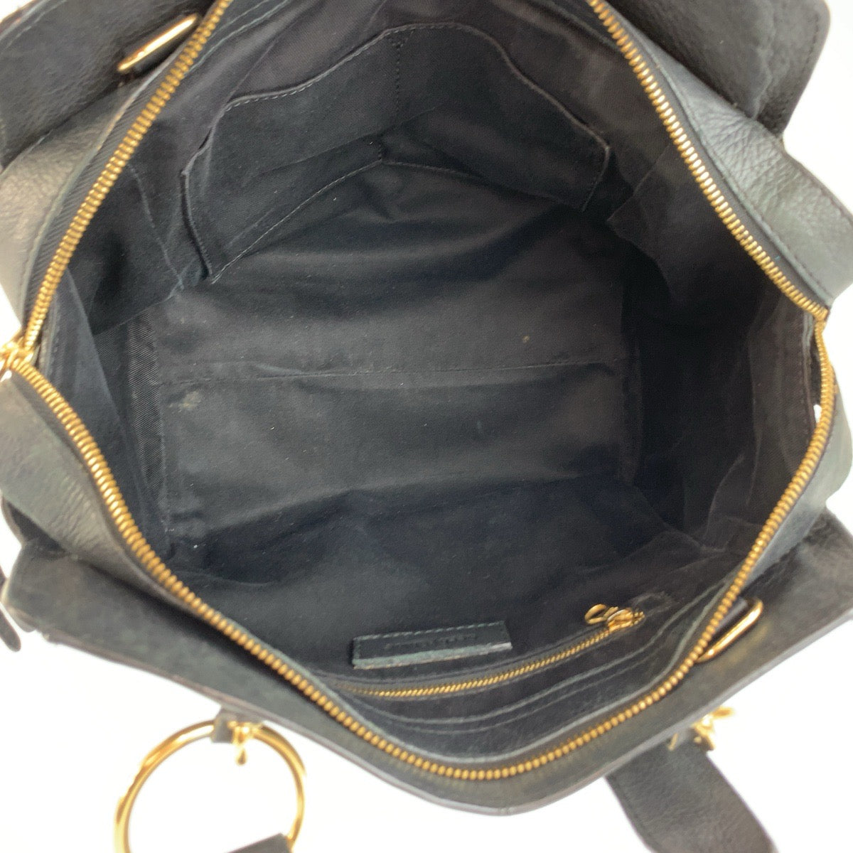 26519
SEE BY CHLOE シーバイクロエ ペイジ ブラック 黒 ゴールド金具 レザー 03-16-84-65 ハンドバッグ レディース AB15
