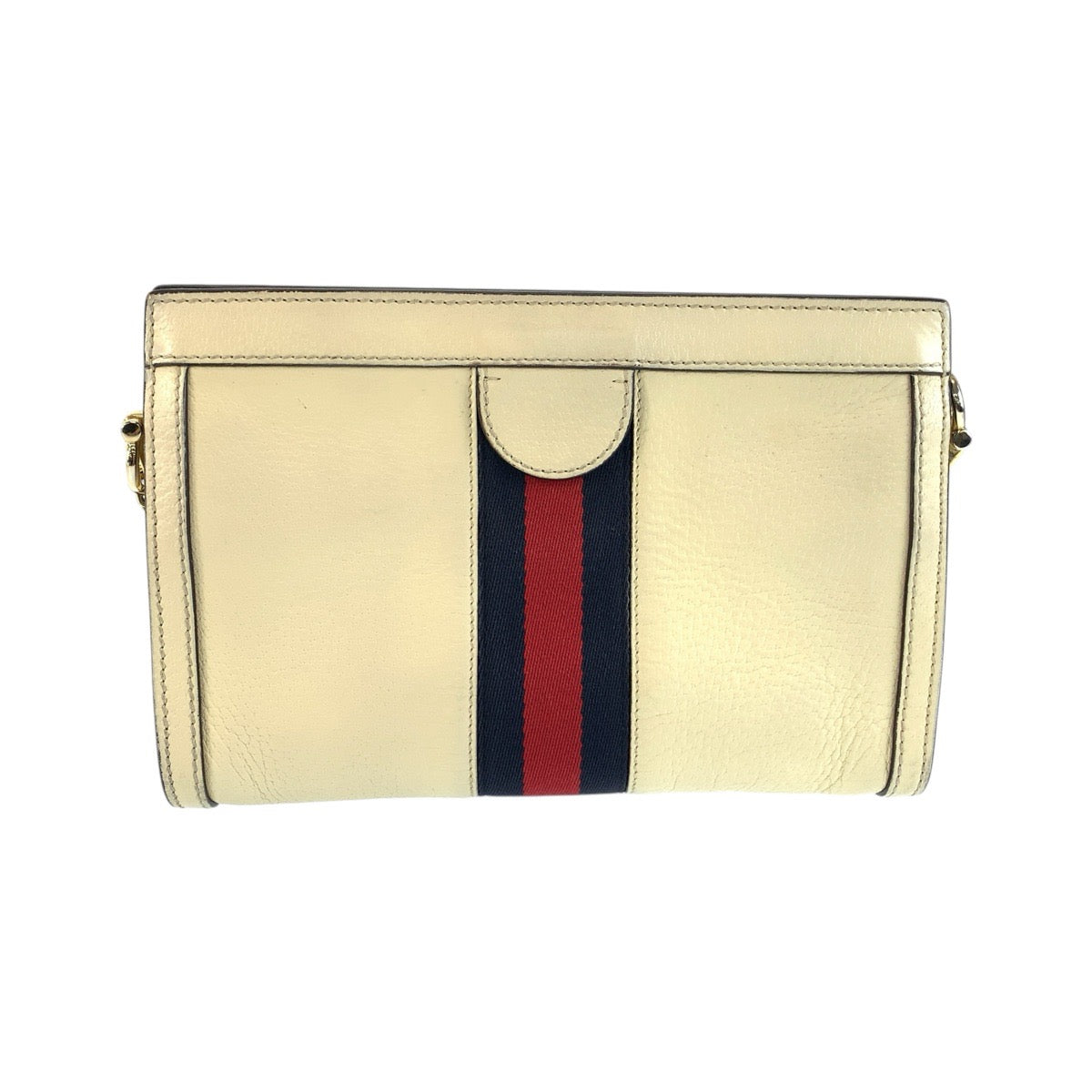 26520
GUCCI グッチ シェリーライン オフィディア ホワイト アイボリー ゴールド金具 レザー 503877 ショルダーバッグ ポシェット レディース ABP51