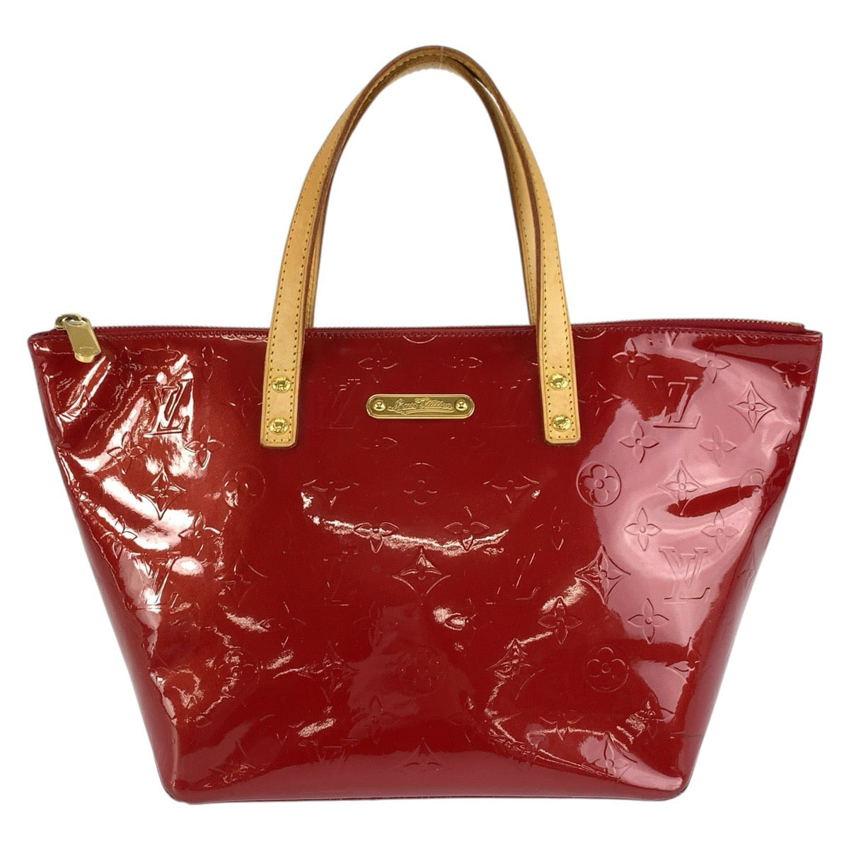 26521
LOUIS VUITTON ルイヴィトン モノグラム ヴェルニ ベルヴューPM レッド ゴールド金具 パテントレザー M93583 ハンドバッグ トートバッグ レディース AB52
