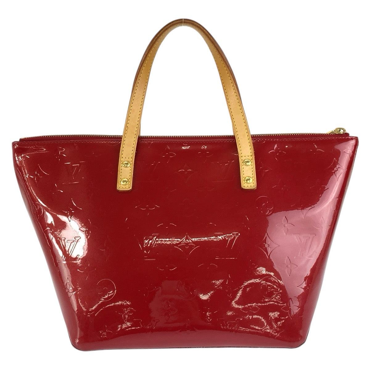 26521
LOUIS VUITTON ルイヴィトン モノグラム ヴェルニ ベルヴューPM レッド ゴールド金具 パテントレザー M93583 ハンドバッグ トートバッグ レディース AB52