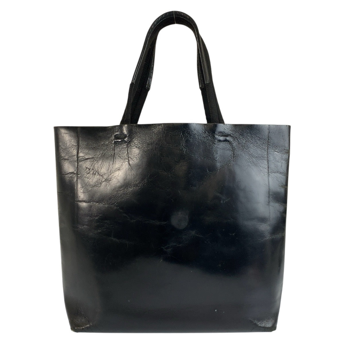 26525
PRADA プラダ パンチングロゴ ブラック 黒 レザー トートバッグ ショルダーバッグ レディース B14