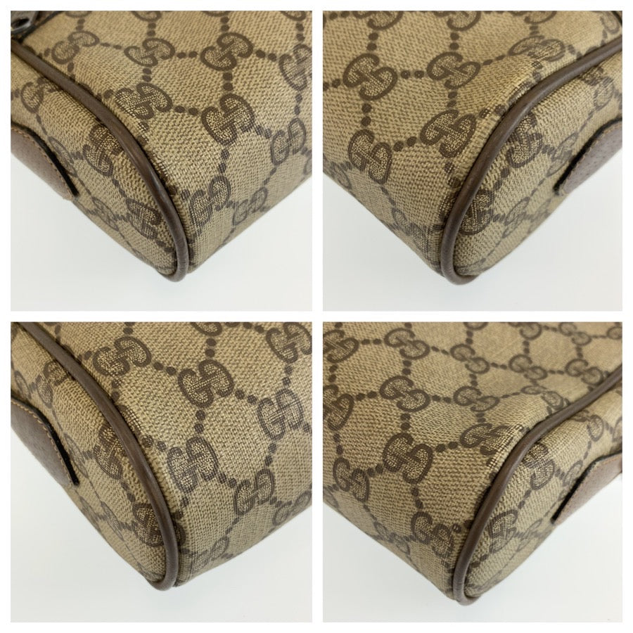 26530
GUCCI グッチ ヴィンテージ シェリーライン ブラウン ゴールド金具 GGスプリームキャンバス / レザー 68 02 004 ショルダーバッグ ポシェット レディース AB35