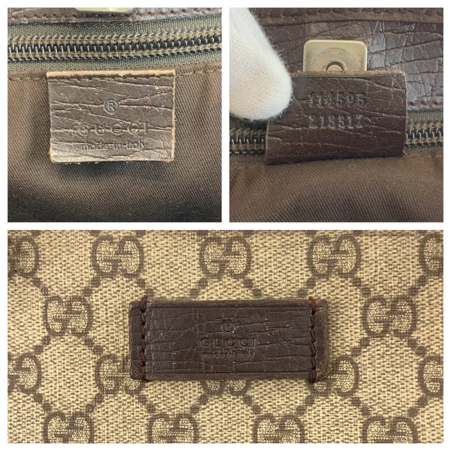 26531
GUCCI グッチ ブラウン ベージュ GGスプリームキャンバス 114595 トートバッグ ショルダーバッグ レディース AB32