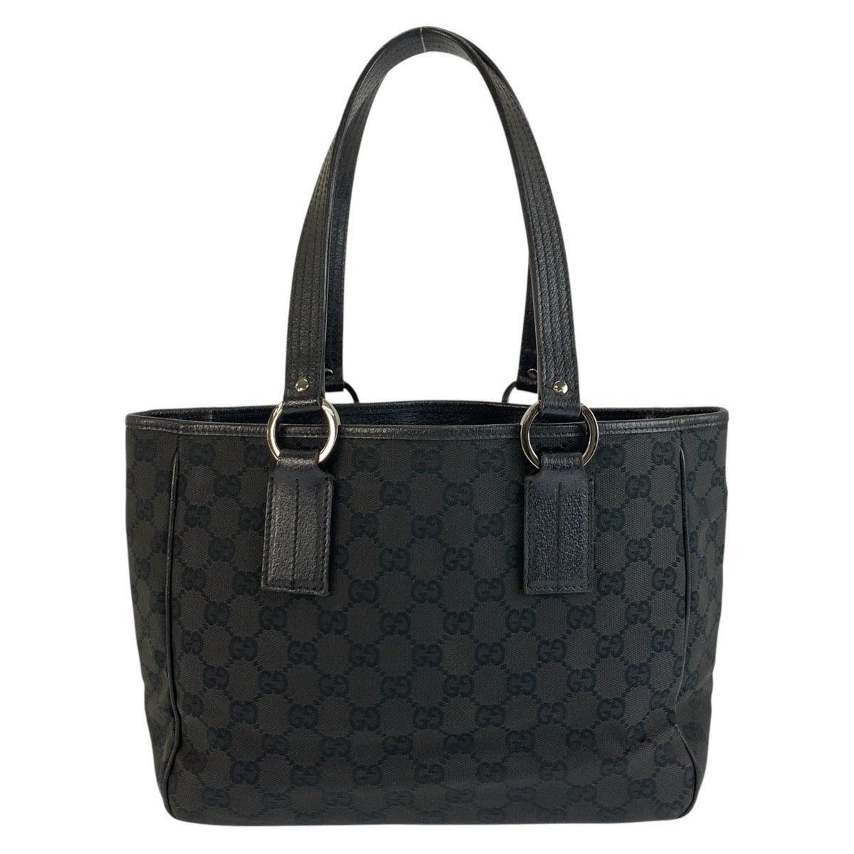 26540
GUCCI グッチ ブラック 黒 GGキャンバス 113019 トートバッグ ショルダーバッグ レディース AB32