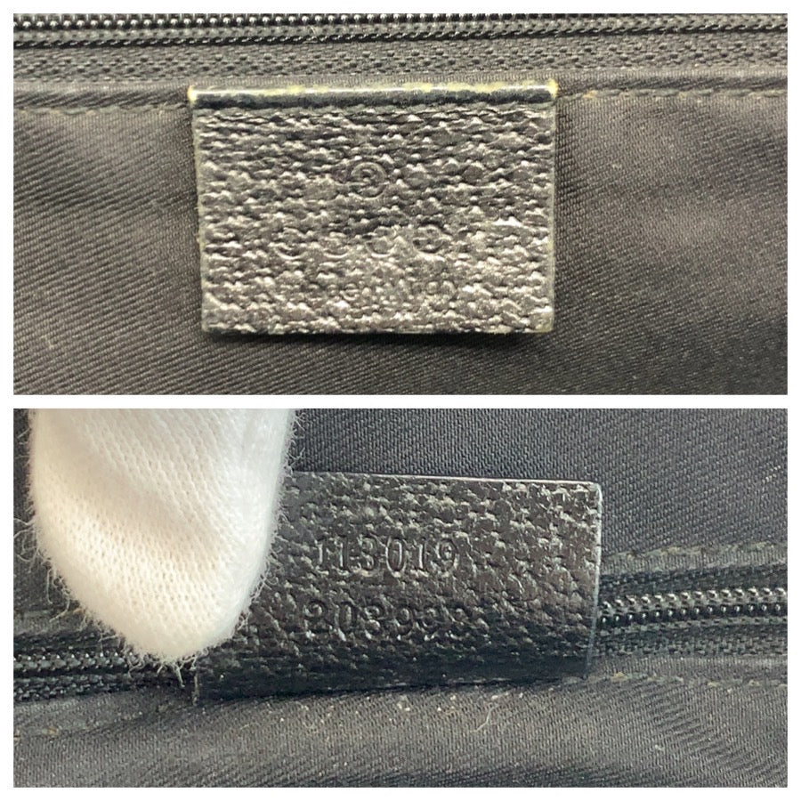 26540
GUCCI グッチ ブラック 黒 GGキャンバス 113019 トートバッグ ショルダーバッグ レディース AB32
