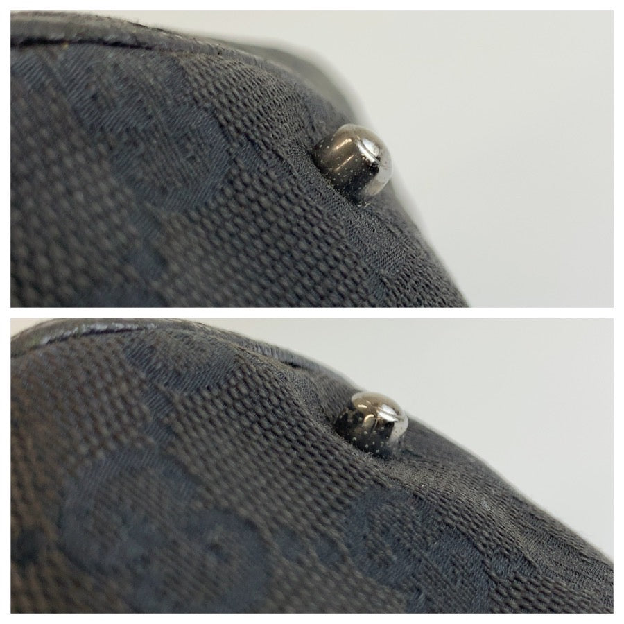 26540
GUCCI グッチ ブラック 黒 GGキャンバス 113019 トートバッグ ショルダーバッグ レディース AB32