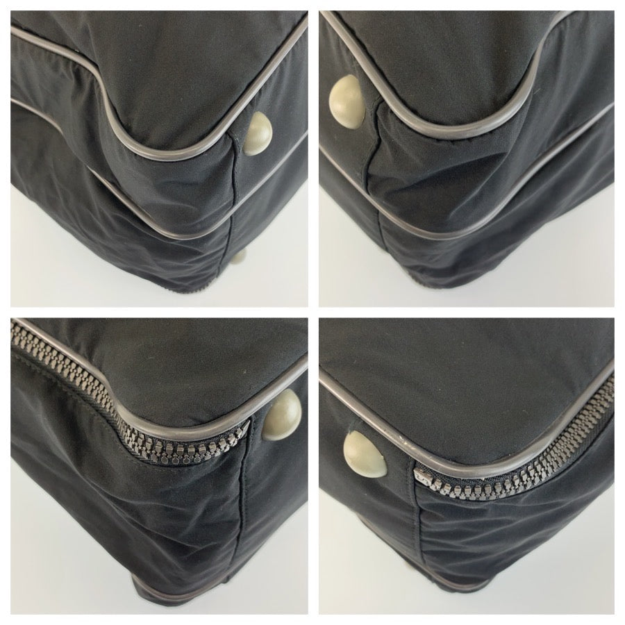 26543
PRADA SPORTS プラダスポーツ ブラック 黒 ナイロン ハンドバッグ ショルダーバッグ 2way レディース AB35