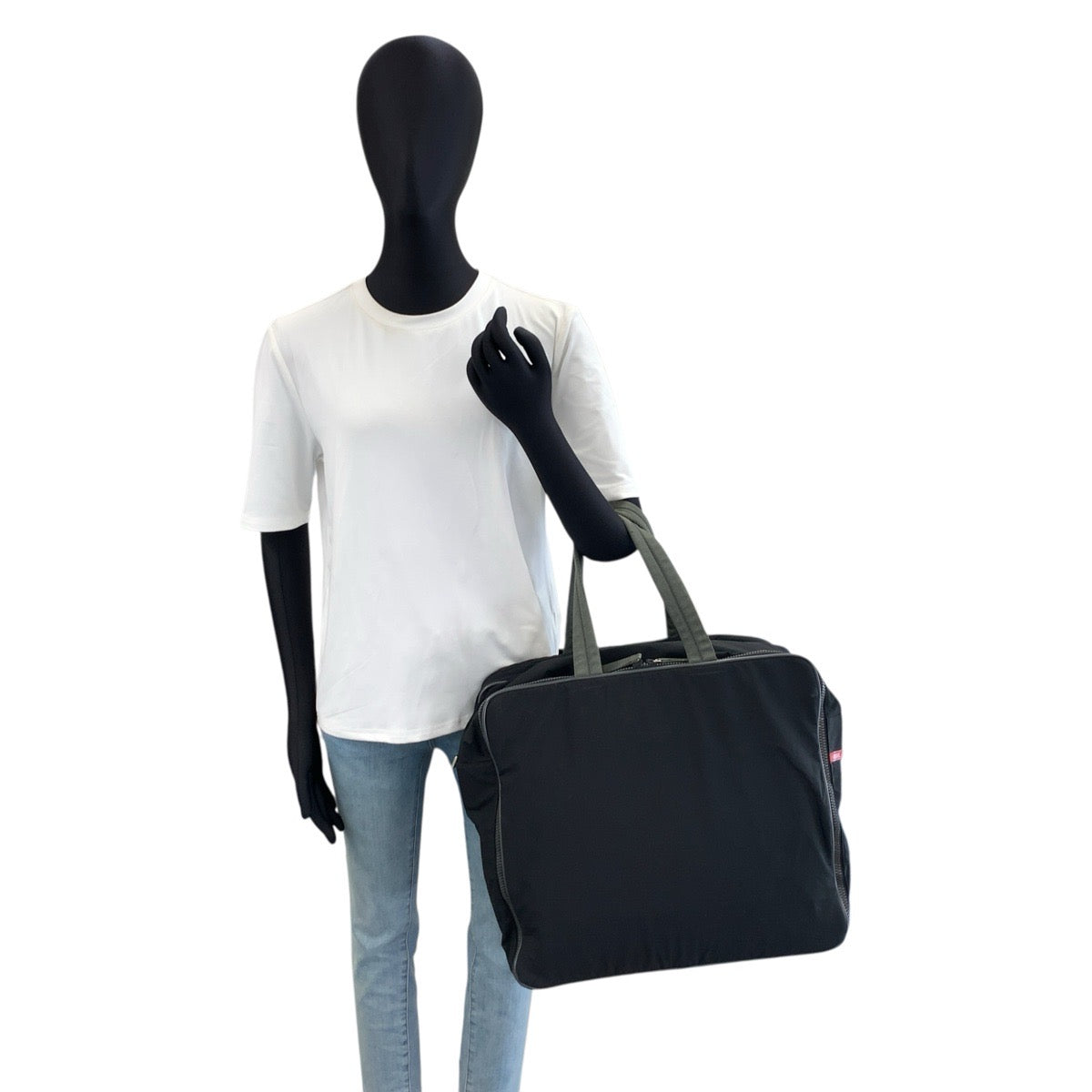 26543
PRADA SPORTS プラダスポーツ ブラック 黒 ナイロン ハンドバッグ ショルダーバッグ 2way レディース AB35