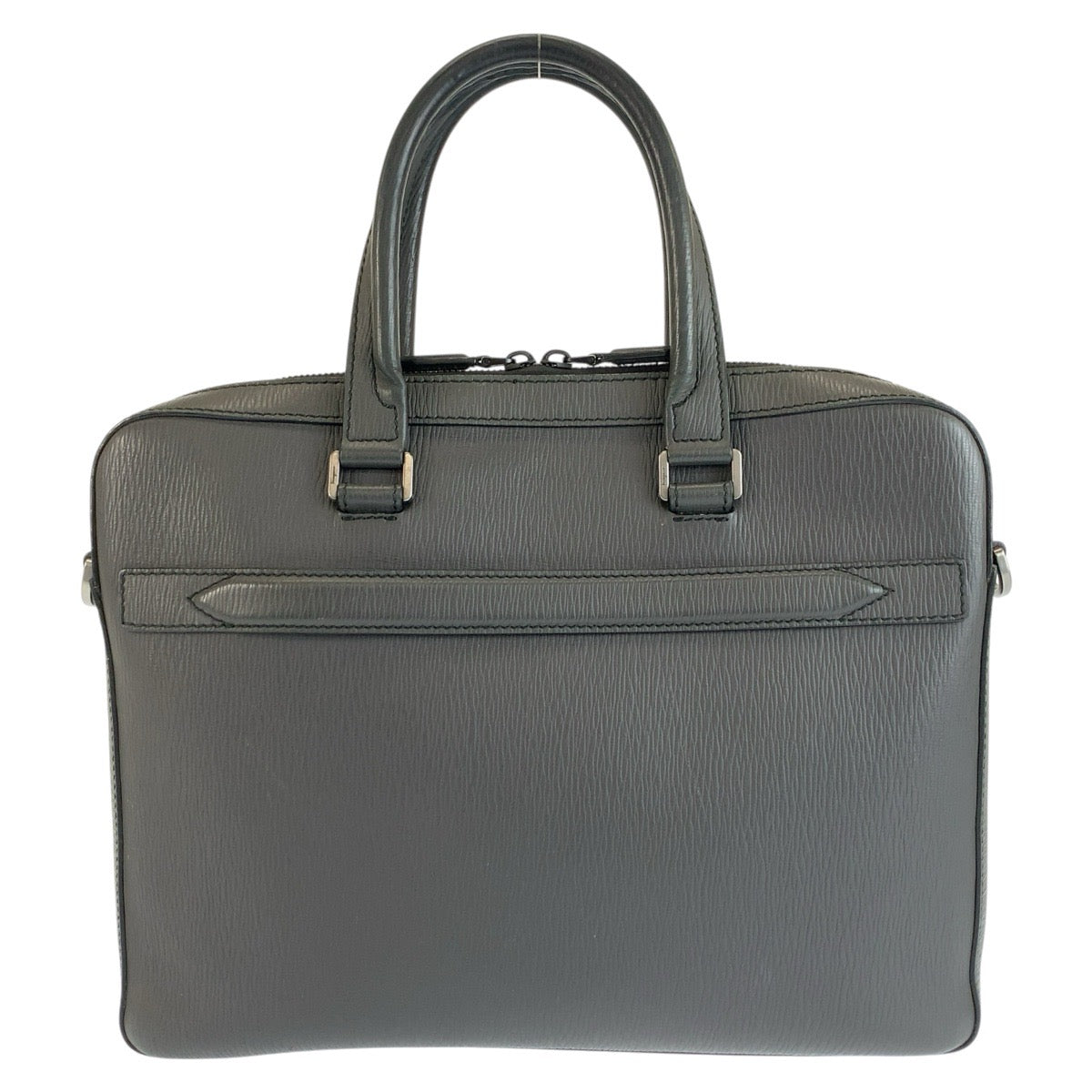 26550
Salvatore Ferragamo サルヴァトーレフェラガモ グレー レザー FZ-24 A107 ビジネスバッグ ブリーフケース メンズ ABP33
