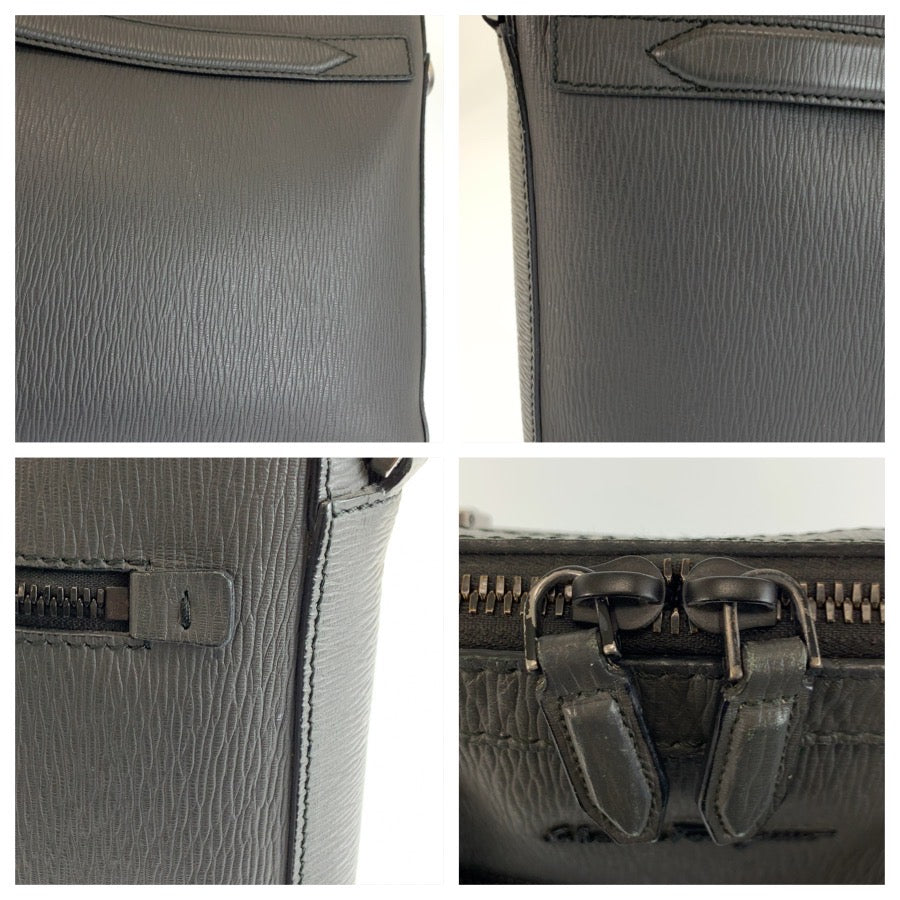 26550
Salvatore Ferragamo サルヴァトーレフェラガモ グレー レザー FZ-24 A107 ビジネスバッグ ブリーフケース メンズ ABP33