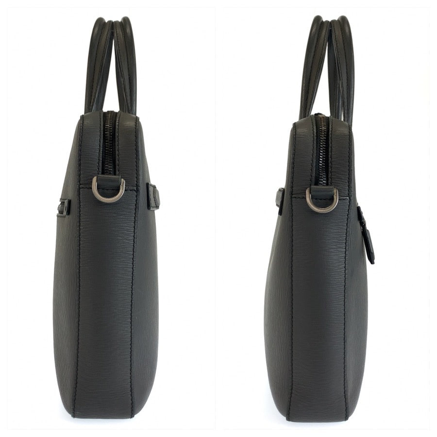 26550
Salvatore Ferragamo サルヴァトーレフェラガモ グレー レザー FZ-24 A107 ビジネスバッグ ブリーフケース メンズ ABP33