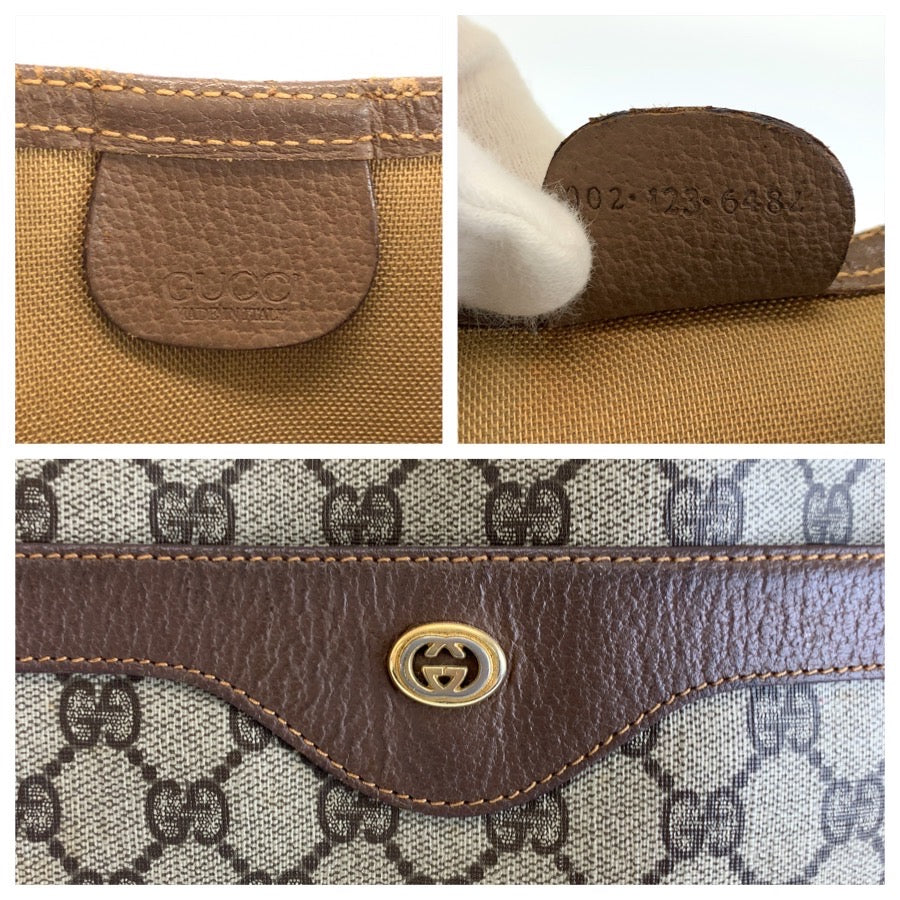 26556
GUCCI グッチ ヴィンテージ シェリーライン ベージュ ブラウン GGスプリームキャンバス 002 123 6482 トートバッグ ショルダーバッグ レディース AB28