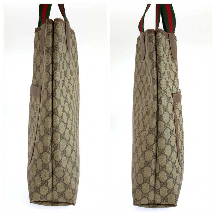 26556
GUCCI グッチ ヴィンテージ シェリーライン ベージュ ブラウン GGスプリームキャンバス 002 123 6482 トートバッグ ショルダーバッグ レディース AB28
