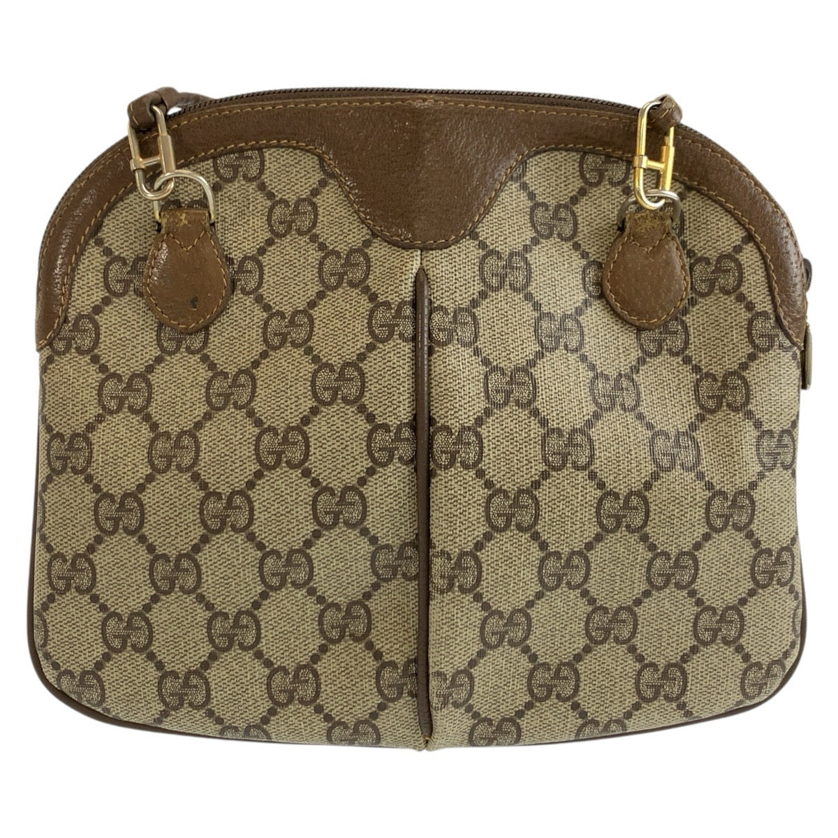 26563
GUCCI グッチ ヴィンテージ シェリーライン ベージュ ブラウン GGスプリームキャンバス 904 02 047 ショルダーバッグ ポシェット レディース AB28
