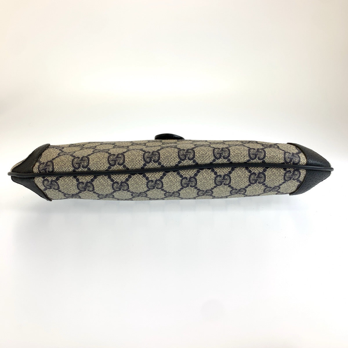 26565
GUCCI グッチ ヴィンテージ グレー ネイビー GGスプリームキャンバス / レザー 904 02 026 ショルダーバッグ ポシェット レディース AB28