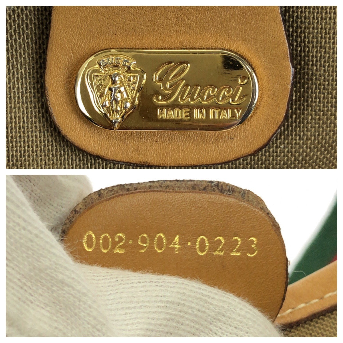 26570
GUCCI グッチ オールドグッチ シェリーライン マイクロGG オフホワイト ベージュ GGスプリームキャンバス / レザー 002.904.0223 トートバッグ ショルダーバッグ レディース AB28