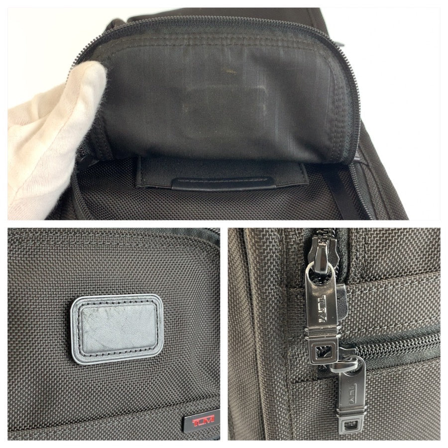 26574
TUMI トゥミ アルファ オーガナイザー トラベルトート ブラック 黒 ナイロン ショルダーバッグ ポシェット メンズ ABP14