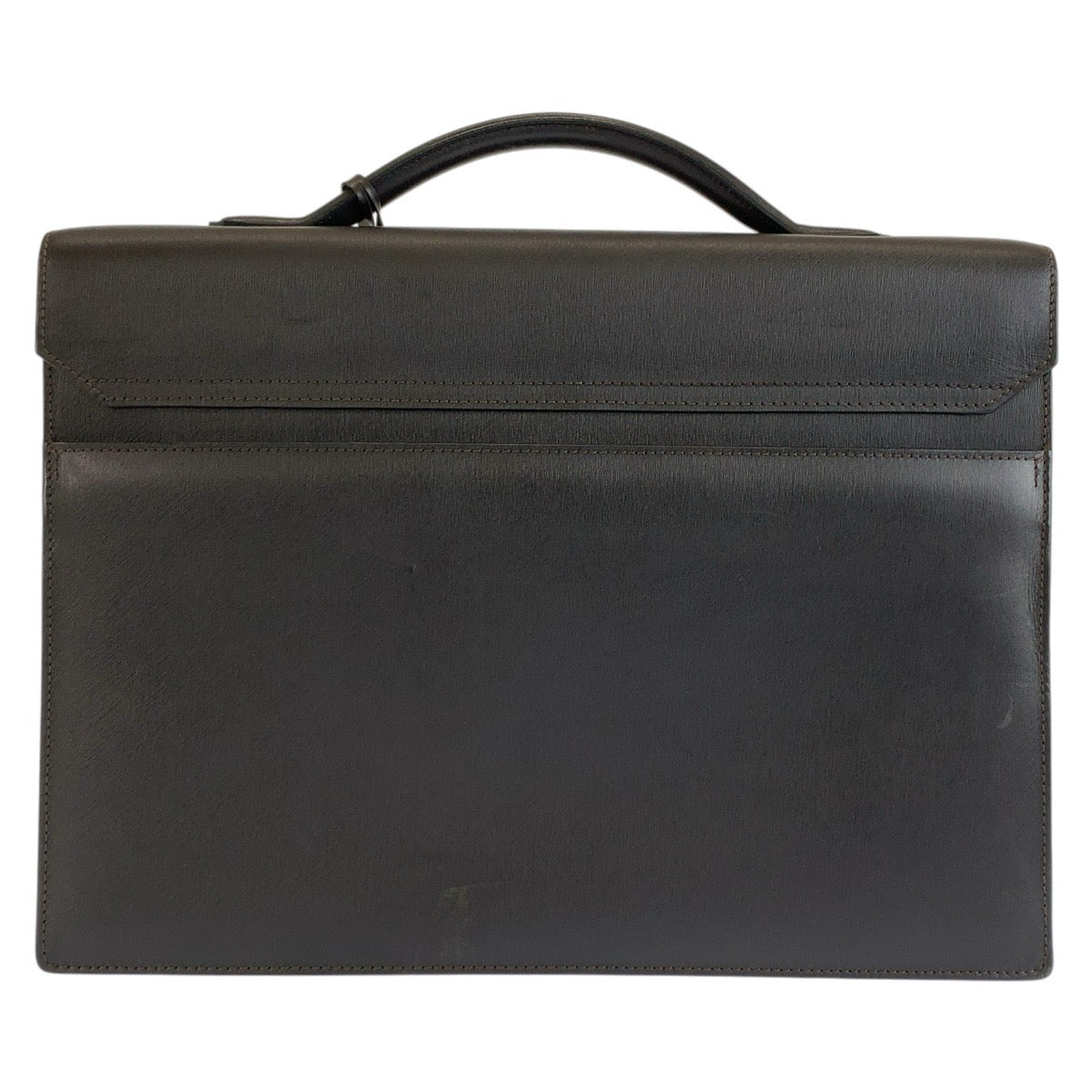 26576
Dunhill ダンヒル サイドカー ブラック 黒 シルバー金具 レザー ビジネスバッグ ブリーフケース メンズ ABP16
