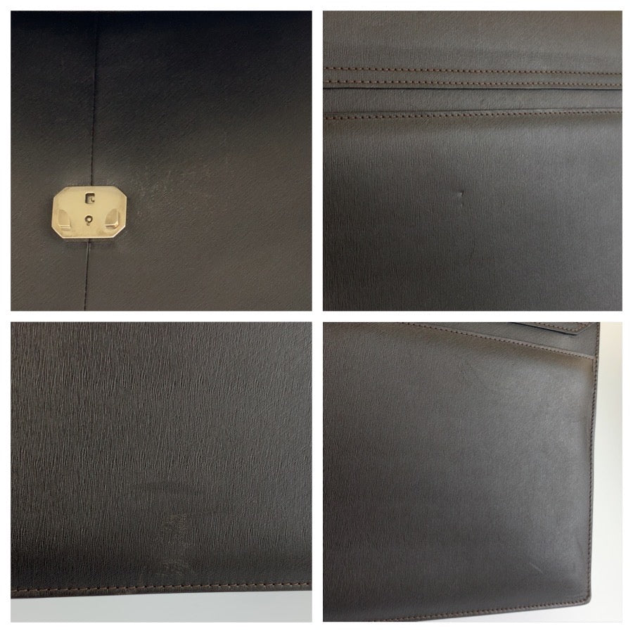 26576
Dunhill ダンヒル サイドカー ブラック 黒 シルバー金具 レザー ビジネスバッグ ブリーフケース メンズ ABP16