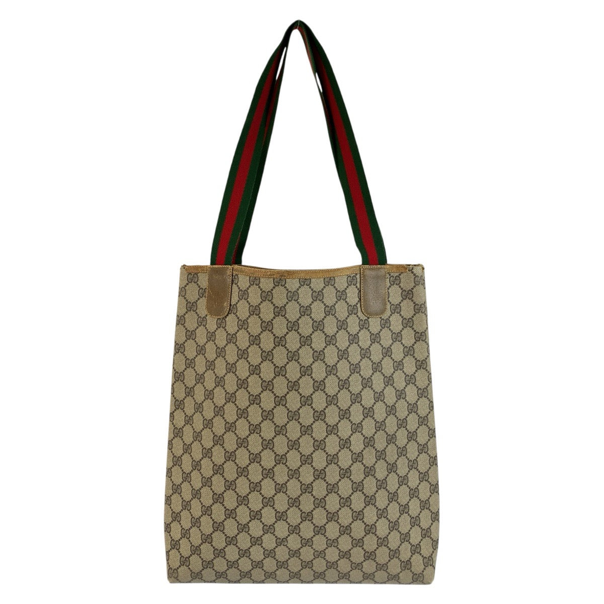 26581
GUCCI グッチ ヴィンテージ シェリーライン ベージュ ブラウン GGスプリームキャンバス / レザー 001 080 494 トートバッグ ショルダーバッグ レディース B16