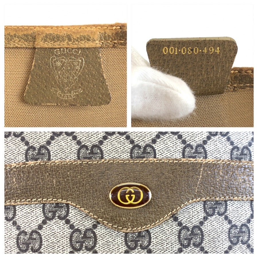 26581
GUCCI グッチ ヴィンテージ シェリーライン ベージュ ブラウン GGスプリームキャンバス / レザー 001 080 494 トートバッグ ショルダーバッグ レディース B16