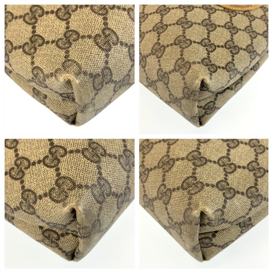 26581
GUCCI グッチ ヴィンテージ シェリーライン ベージュ ブラウン GGスプリームキャンバス / レザー 001 080 494 トートバッグ ショルダーバッグ レディース B16