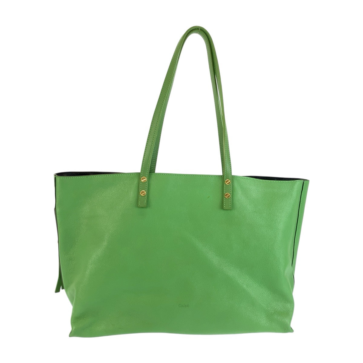 26585
Chloe クロエ ディラン グリーン ゴールド金具 レザー トートバッグ ショルダーバッグ レディース AB29