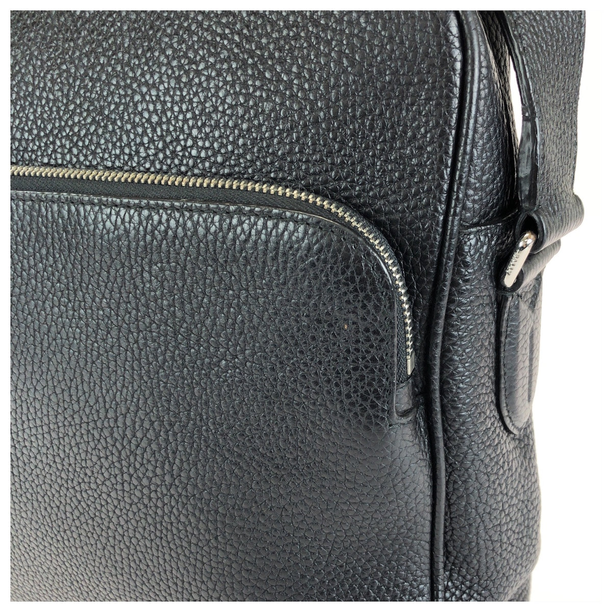 26586
BALLY バリー ブラック 黒 シルバー金具 レザー ビジネスバッグ ブリーフケース ショルダーバッグ メンズ ABP29