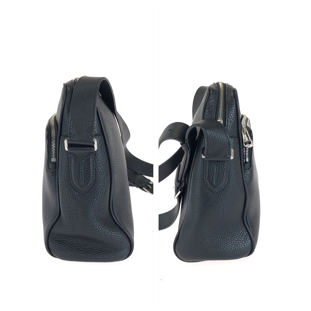 26586
BALLY バリー ブラック 黒 シルバー金具 レザー ビジネスバッグ ブリーフケース ショルダーバッグ メンズ ABP29