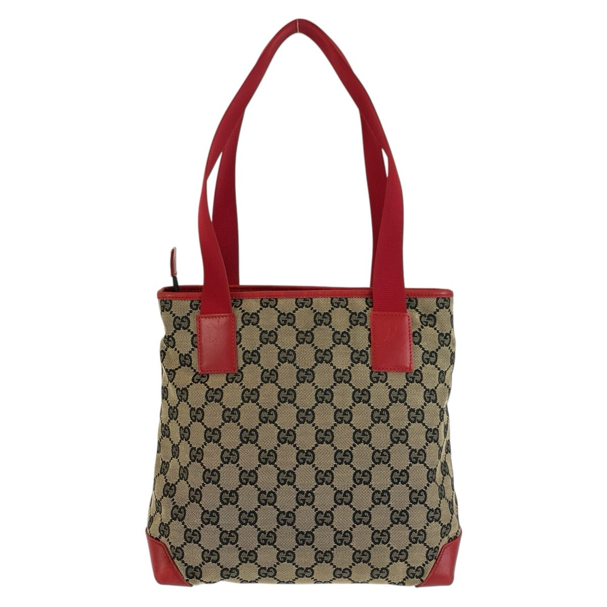 26590
GUCCI グッチ レッド ベージュ GGキャンバス / レザー 019 0402 トートバッグ ショルダーバッグ レディース ABP36