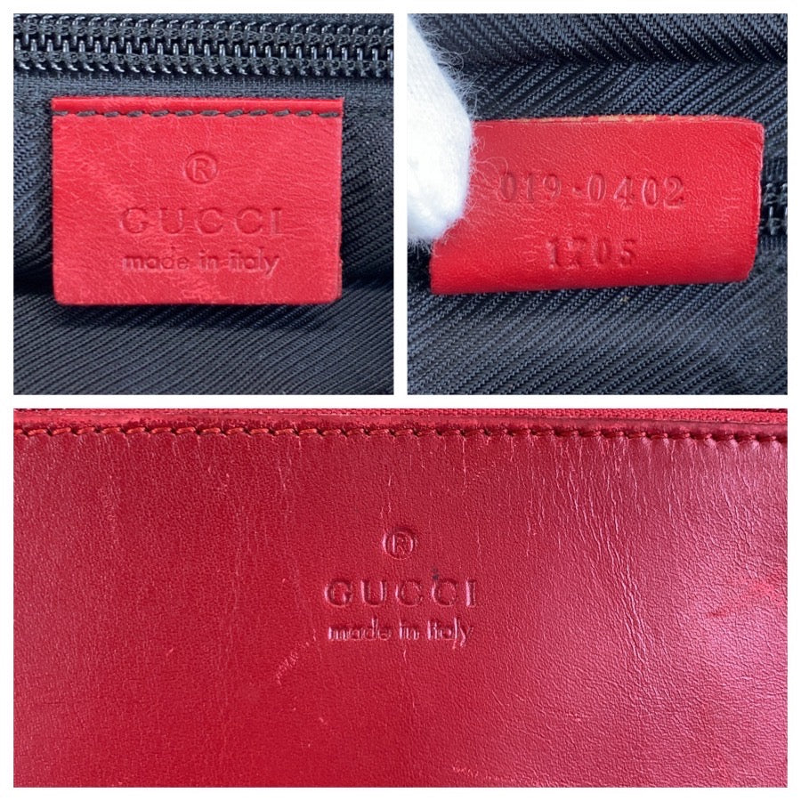26590
GUCCI グッチ レッド ベージュ GGキャンバス / レザー 019 0402 トートバッグ ショルダーバッグ レディース ABP36