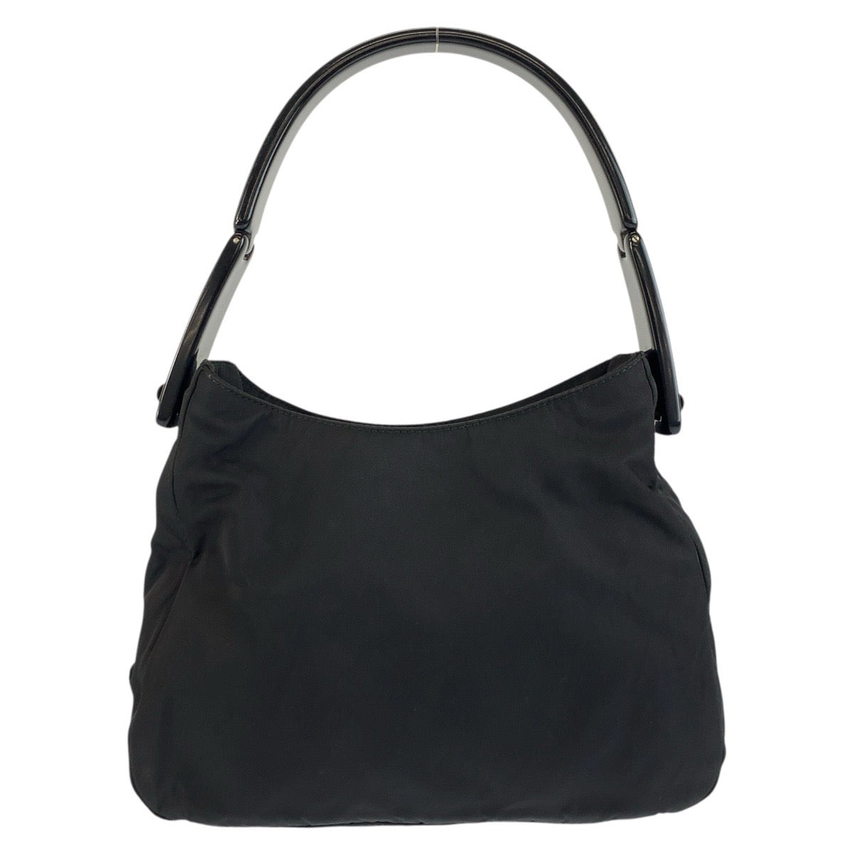 26594
PRADA プラダ テスート 三角ロゴプレート ブラック 黒 ナイロン / プラスチック ハンドバッグ レディース AB29