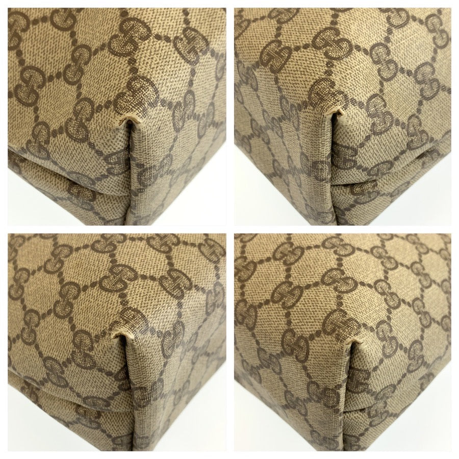 26597
GUCCI グッチ ヴィンテージ シェリーライン ベージュ ブラウン GGスプリームキャンバス 39 02 003 トートバッグ ショルダーバッグ レディース AB28