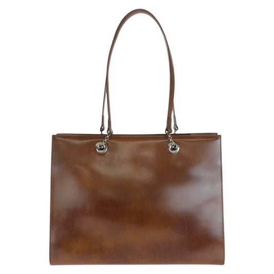 26603
CARTIER カルティエ ヴィンテージ パンテール ブラウン シルバー金具 レザー トートバッグ ショルダーバッグ レディース AB36