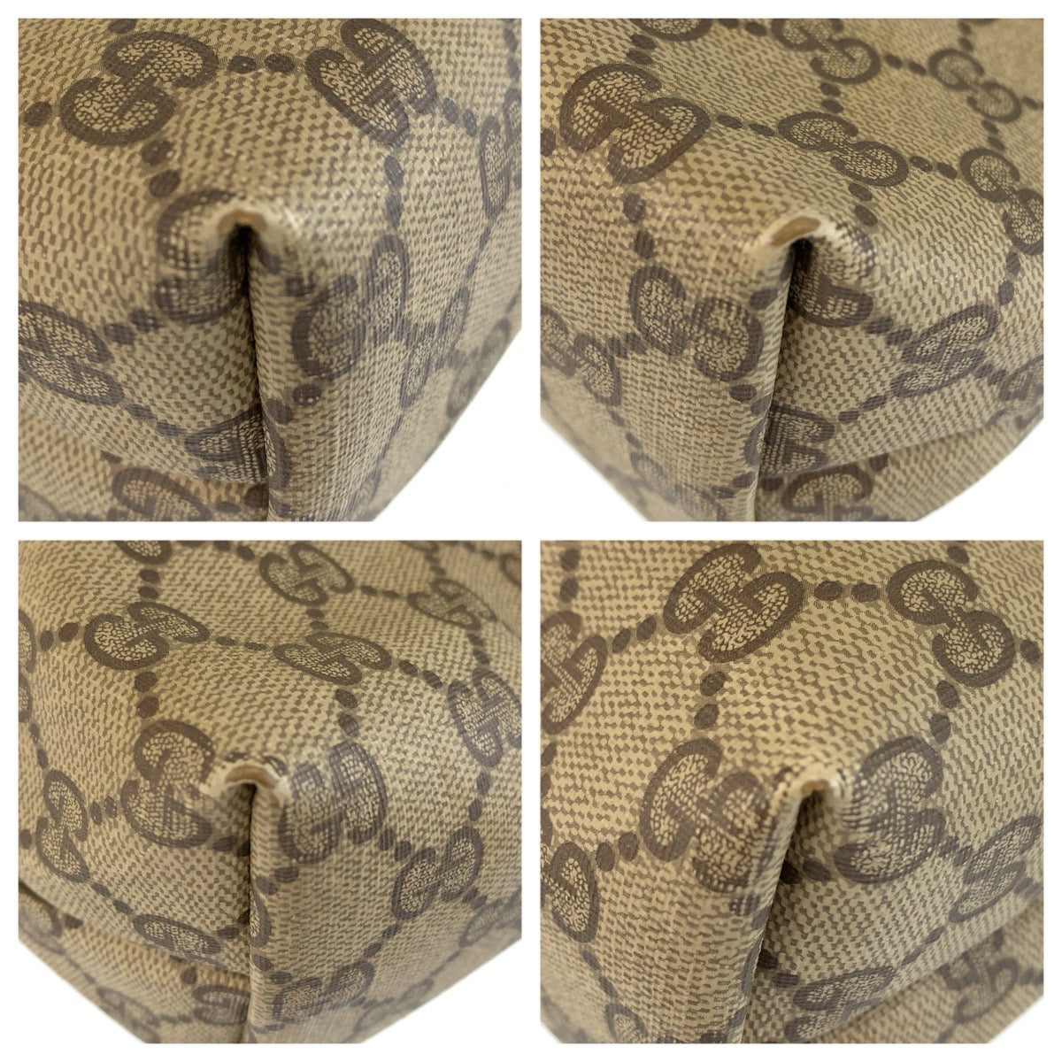 26610
GUCCI グッチ ヴィンテージ シェリーライン ベージュ ブラウン GGスプリームキャンバス / レザー 89 02 003 トートバッグ ショルダーバッグ レディース AB28