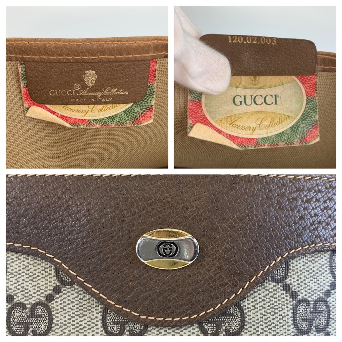 26611
GUCCI グッチ ヴィンテージ シェリーライン ベージュ GGスプリームキャンバス 120 02 003 トートバッグ ショルダーバッグ レディース AB28