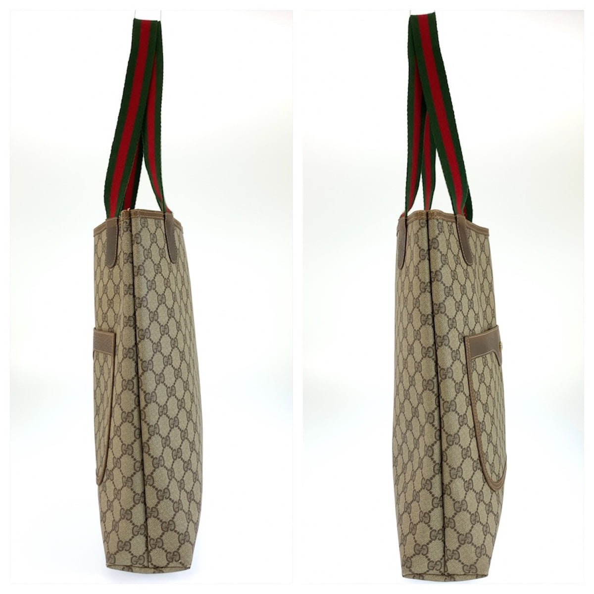 26611
GUCCI グッチ ヴィンテージ シェリーライン ベージュ GGスプリームキャンバス 120 02 003 トートバッグ ショルダーバッグ レディース AB28