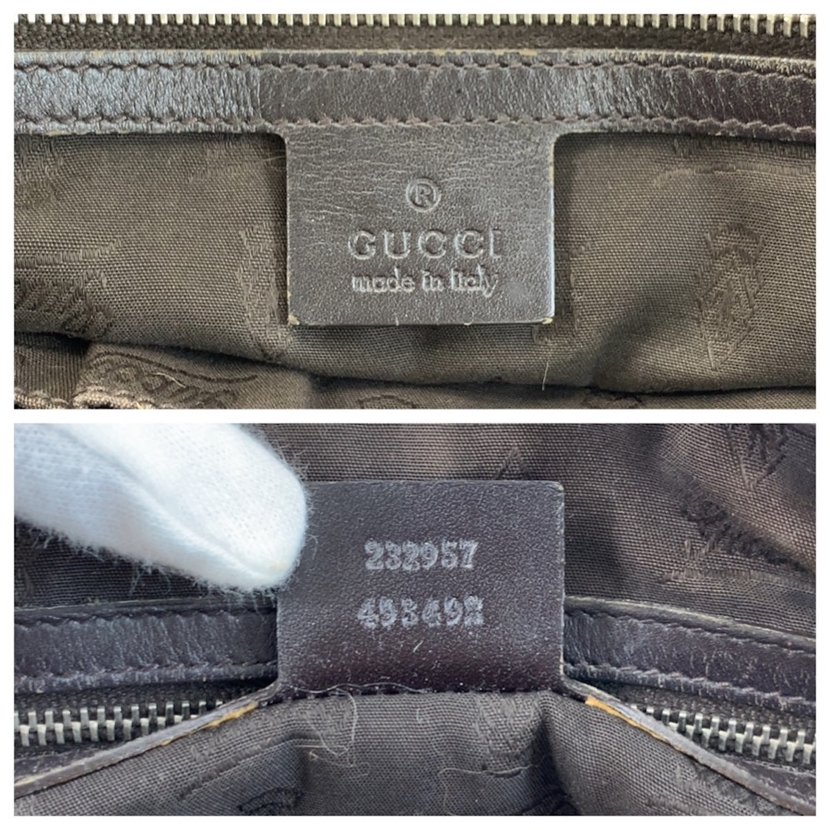 26613
GUCCI グッチ GGツインズ ベージュ ブラウン GGキャンバス 232957 トートバッグ ショルダーバッグ レディース AB28