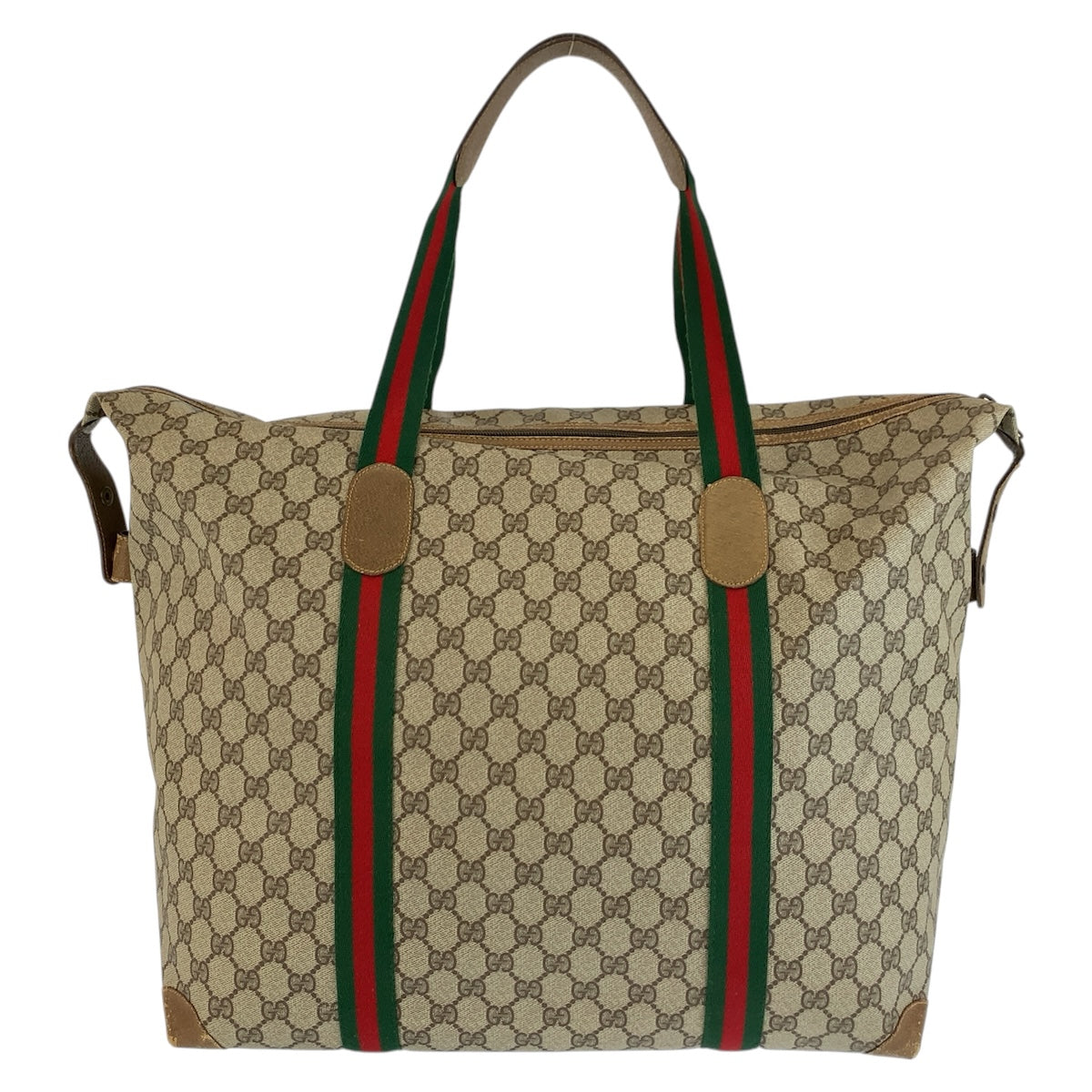 26614
GUCCI グッチ ヴィンテージ シェリーライン ベージュ ブラウン GGスプリームキャンバス / レザー 89 19 012 ボストンバッグ トートバッグ レディース AB37