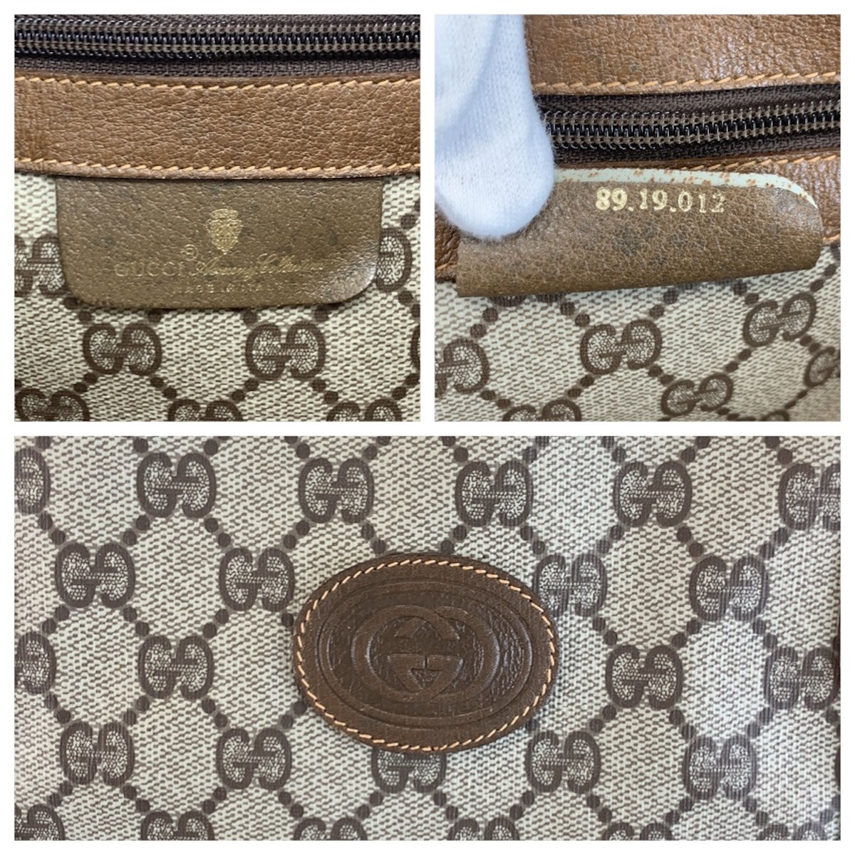 26614
GUCCI グッチ ヴィンテージ シェリーライン ベージュ ブラウン GGスプリームキャンバス / レザー 89 19 012 ボストンバッグ トートバッグ レディース AB37