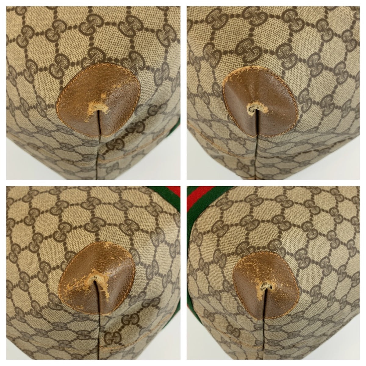 26614
GUCCI グッチ ヴィンテージ シェリーライン ベージュ ブラウン GGスプリームキャンバス / レザー 89 19 012 ボストンバッグ トートバッグ レディース AB37