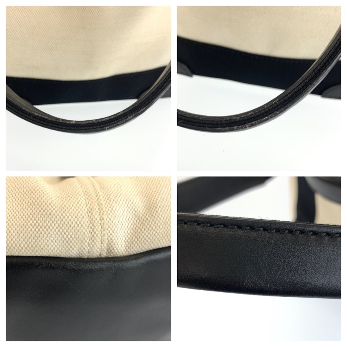 26617
BALENCIAGA バレンシアガ ネイビー カバス s アイボリー ブラック キャンバス / レザー 339933 トートバッグ ハンドバッグ レディース ABP37