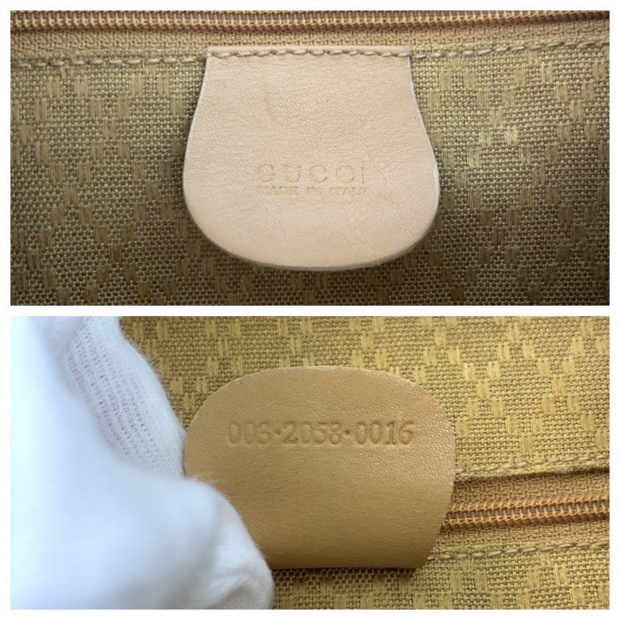 26623
GUCCI グッチ ヴィンテージ バンブー ベージュ ゴールド金具 レザー 003 2058 0016 リュックサック バックパック レディース ABP38