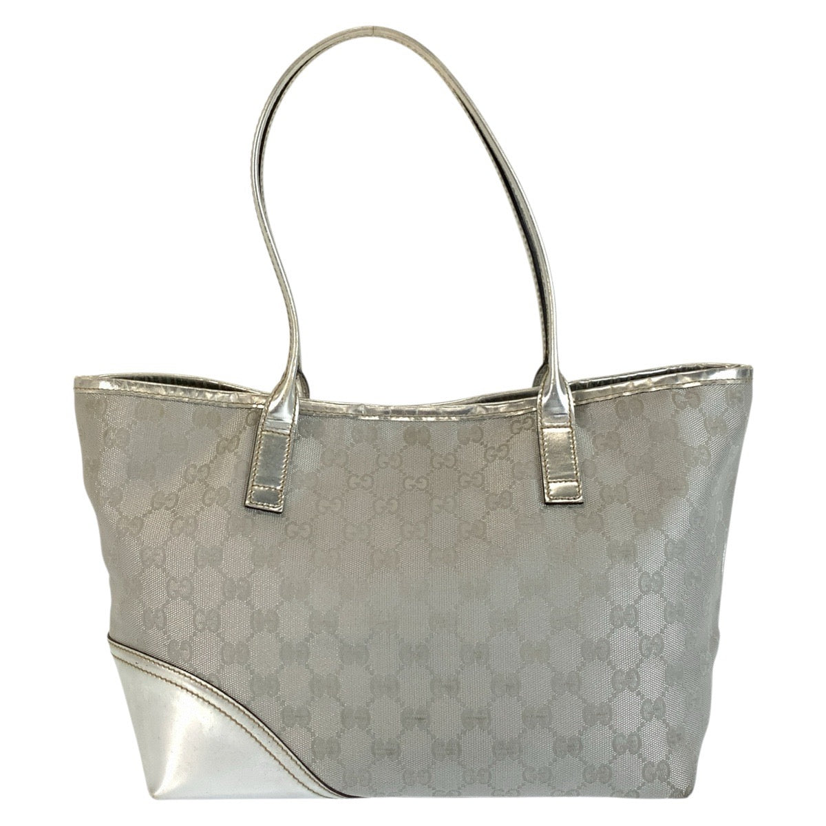 26635
GUCCI グッチ ニューブリット シルバー ゴールド金具 GGキャンバス / レザー 1699 46 トートバッグ ショルダーバッグ レディース AB37