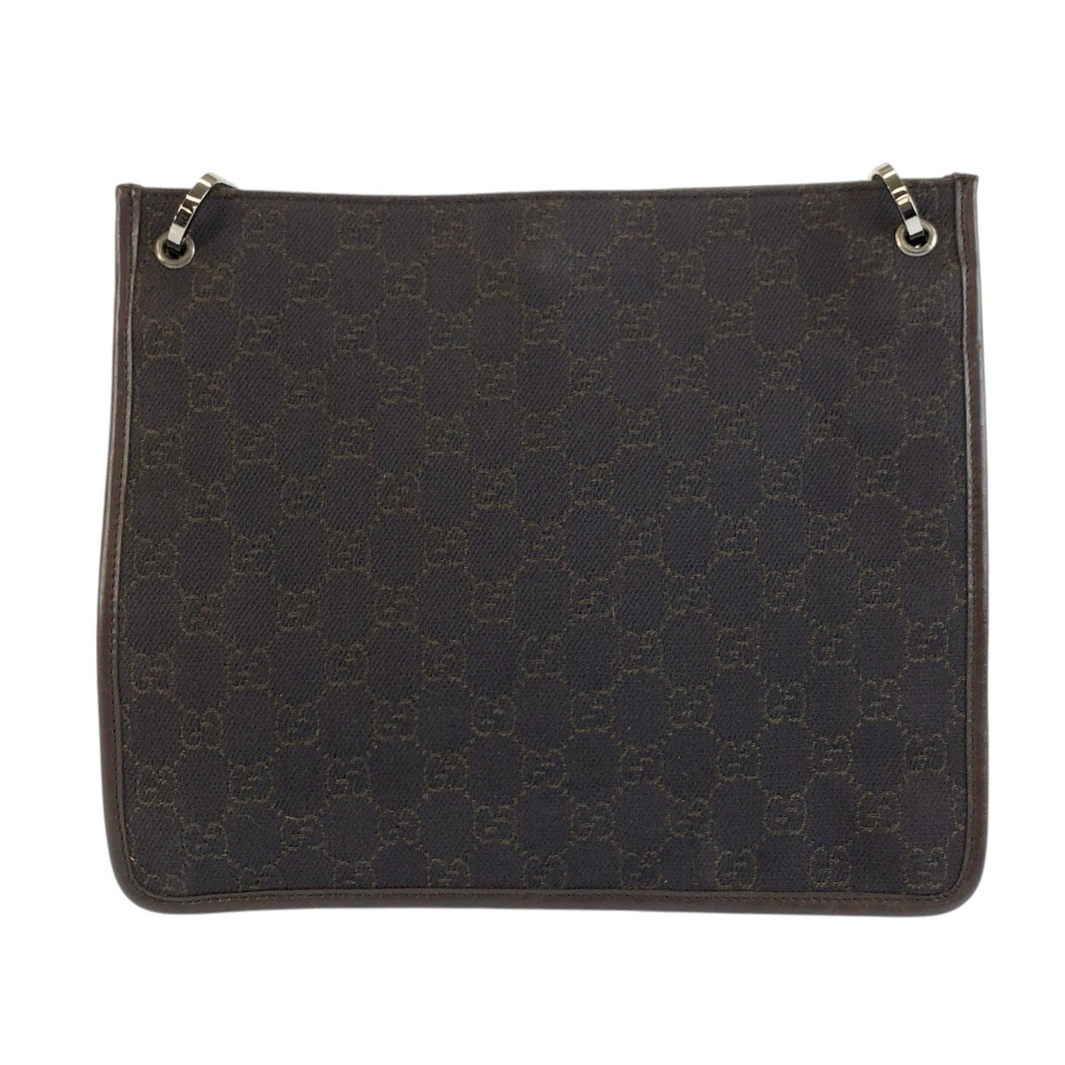 26639
GUCCI グッチ ブラウン GGキャンバス / レザー 91762 ショルダーバッグ ポシェット レディース AB35