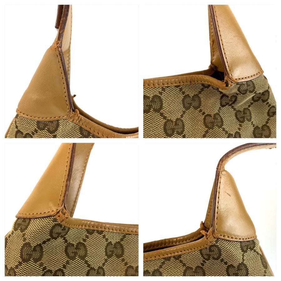 26642
GUCCI グッチ ジャッキー シェリーライン ベージュ ゴールド金具 GGキャンバス / レザー 001 3306 ハンドバッグ ショルダーバッグ レディース AB42