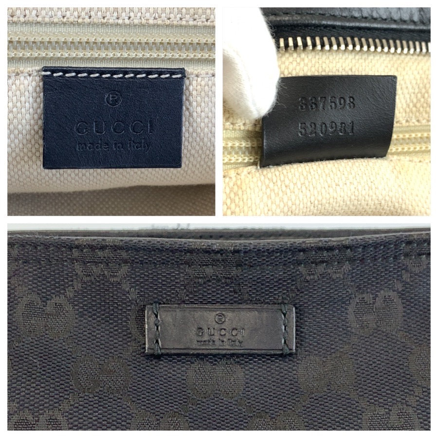 26647
GUCCI グッチ シェリーライン ブラック 黒 GGキャンバス / レザー 337598 ショルダーバッグ メッセンジャーバッグ 男女兼用 レディース ABP42