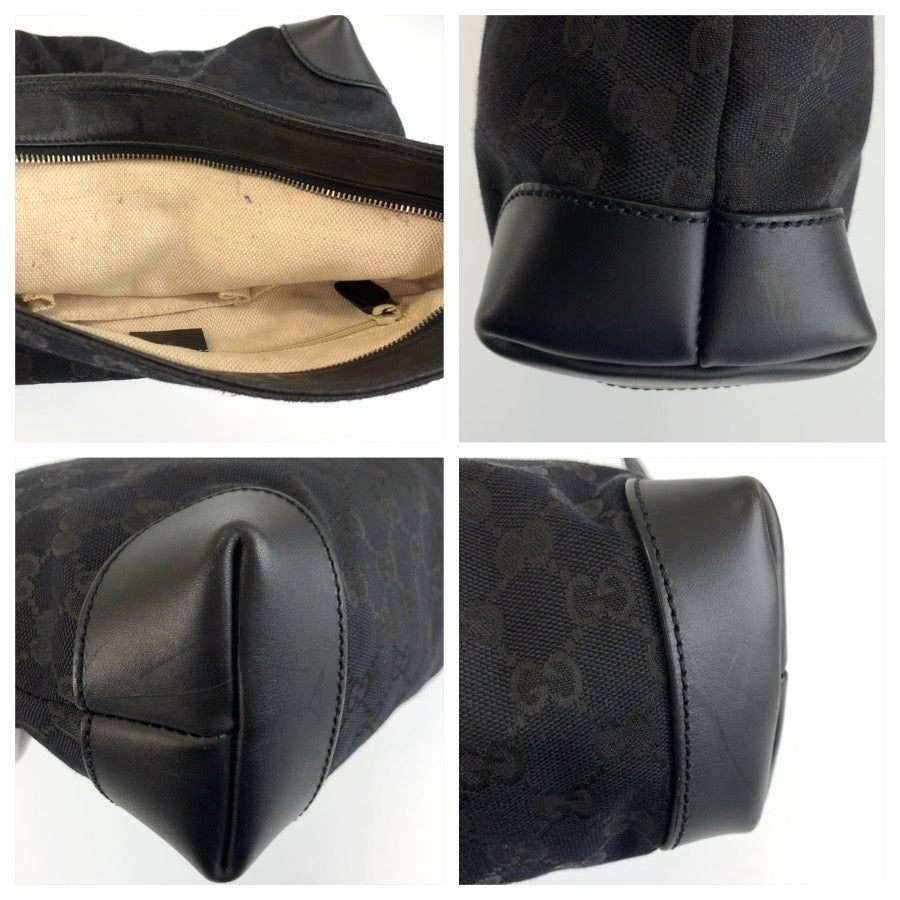 26647
GUCCI グッチ シェリーライン ブラック 黒 GGキャンバス / レザー 337598 ショルダーバッグ メッセンジャーバッグ 男女兼用 レディース ABP42