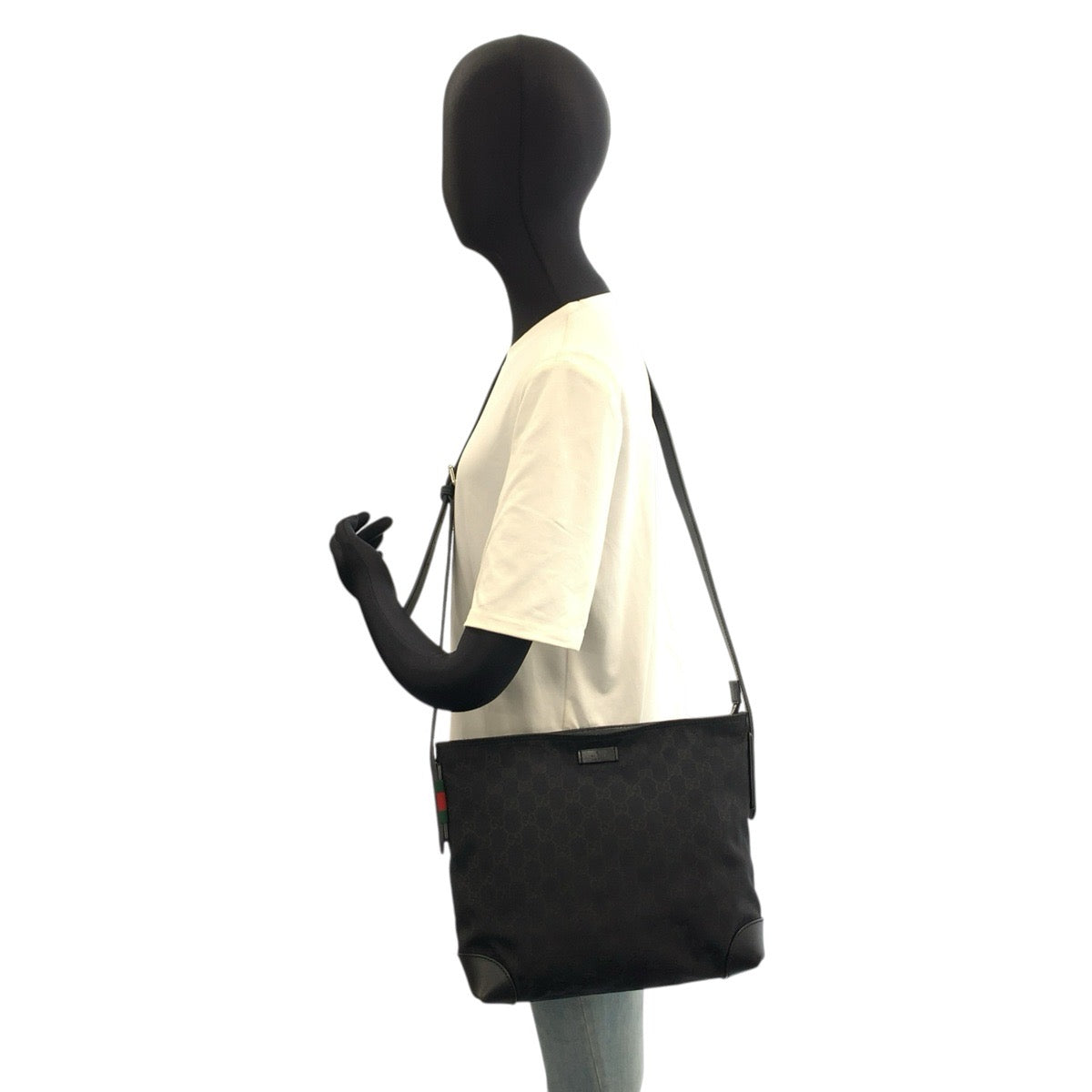 26647
GUCCI グッチ シェリーライン ブラック 黒 GGキャンバス / レザー 337598 ショルダーバッグ メッセンジャーバッグ 男女兼用 レディース ABP42